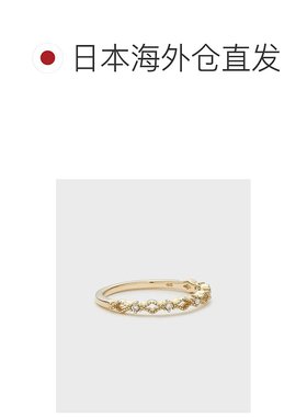 1h可退 日本直邮NOJESS 女士K5钻石小指戒指 精致装饰经典气息 交