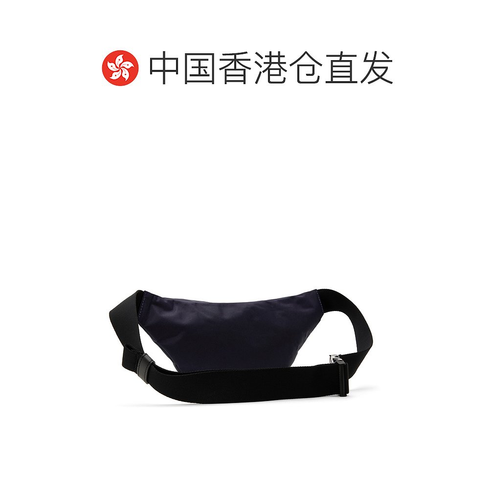 香港直邮潮奢 Marc Jacobs 女士海军蓝 The Biker Nylon Belt Bag - 图1