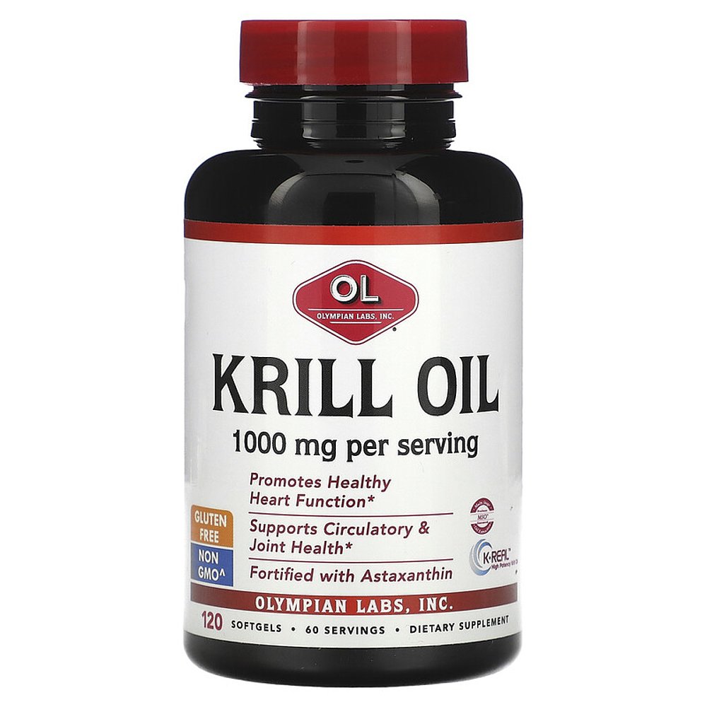 香港直邮博奥维,Krill Oil, 500 mg, 120 Softgels - 图2