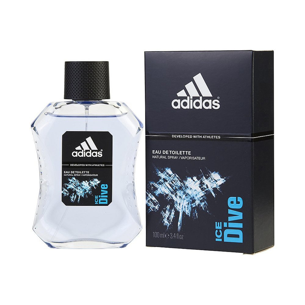 美国直邮Adidas阿迪达斯冰点男士淡香水EDT清新自然香氛喷雾100ml