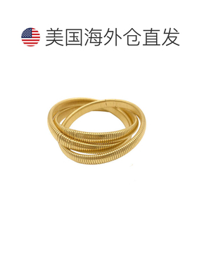 自营 Adornia 新款绕圈手链首饰 黄金色 美国奥莱直发配饰