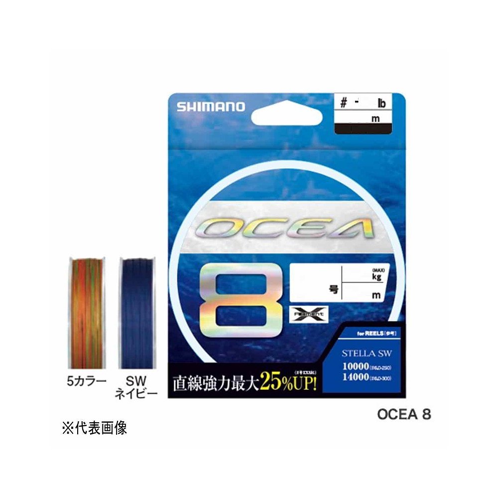 日本直邮Shimano PE Line Osea 8 LD-A81S 400m 8.0 号 5 色 - 图0