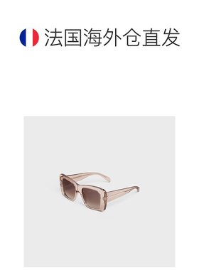 自营1h可退 欧洲直邮CELINE赛琳 SQUARE S321 醋酸纤维方框太阳镜