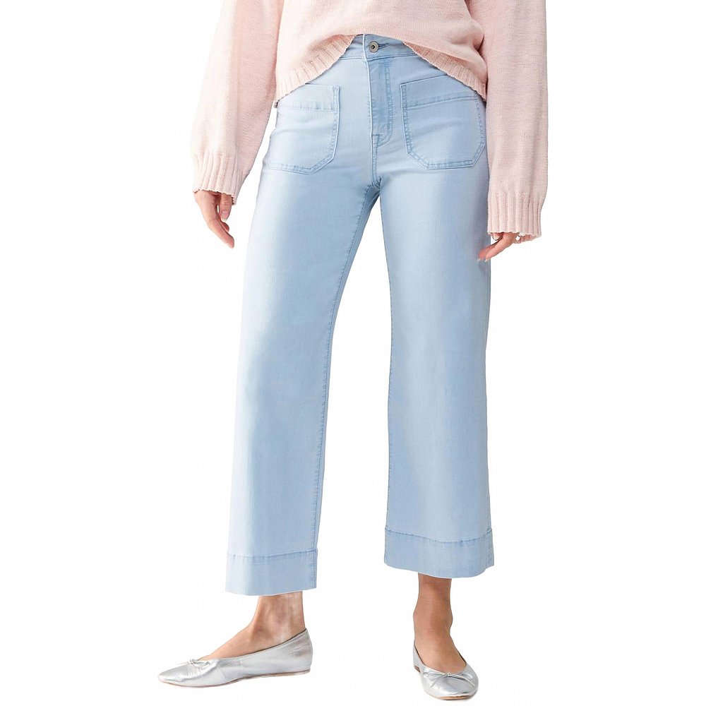 自营sanctuaryMarine Crop Straight Leg Jeans In Ultra Pale - - 图2