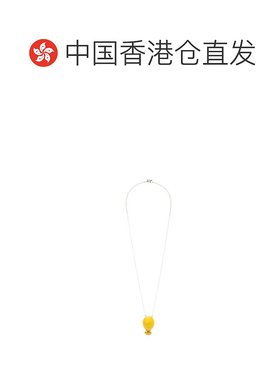 1h可退 香港直邮LOEWE 女士项链 J710241X028100 AW2022 黄色 地