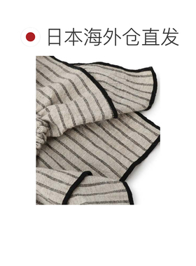 日本直邮grove 手套 条纹方形发圈 黑色 319