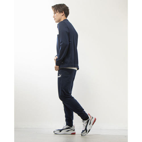 日本直邮PUMA 彪马 男士涤纶训练服套装（ 海军蓝）678477 - 图0