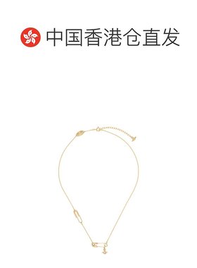 香港直邮Vivienne Westwood/西太后女款徽标别针吊饰银坠饰项链