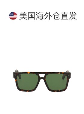 自营 off-white米白色中性哈瓦那太阳镜-哈瓦那 美国奥莱直发