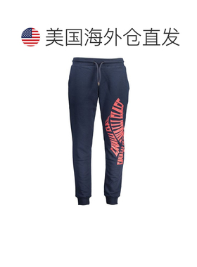 自营Cavalli Class Cotton Men's Men's Sweatpants - blue 美国
