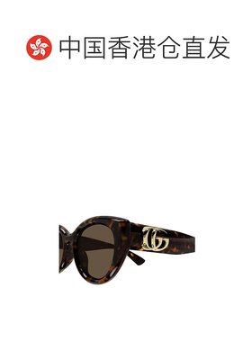 香港直邮GUCCI 女士太阳镜 GG1976SK003 AW2025 棕色 几何太阳镜