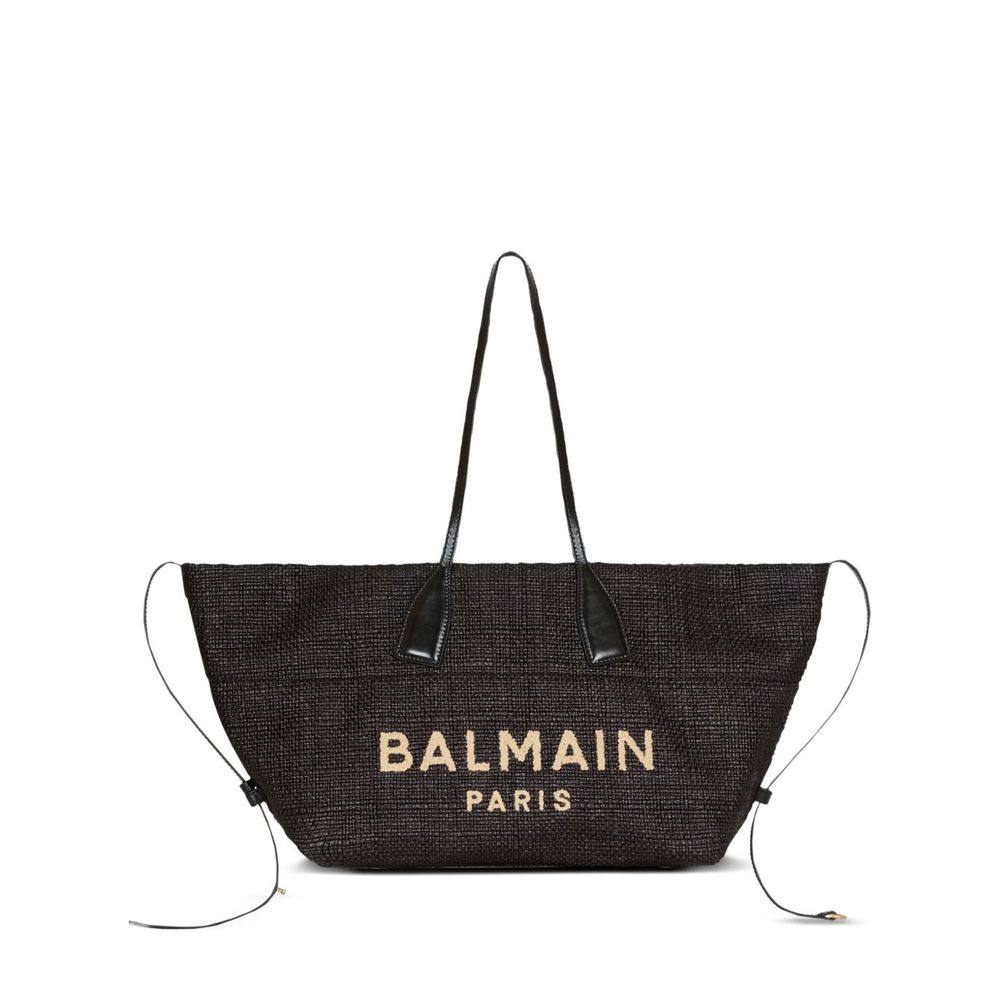 香港直邮BALMAIN 女士手提包 GN1FI015TRAA0PA SS2026 黑色 ‘Tra,淘宝优惠券,粉丝福利购,淘宝优惠卷