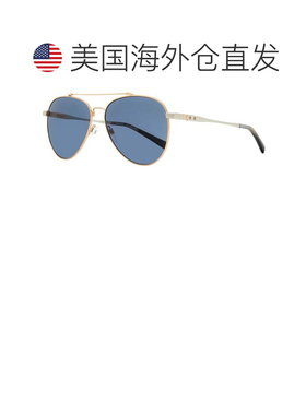 自营Shinola 中性 Flexon Pilot 太阳镜 SH2101SL 781 金色/银色