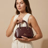 COACH outlet model SATCHEL LARA22 leather shoulder crossbody handbag CEA01