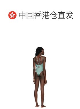 香港直邮潮奢 Rui 女士 SSENSE 独家发售绿色连体泳衣 RSSCPWV12T