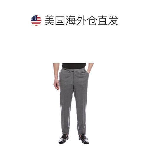 自营 ISAIA羊毛长裤-灰色 美国奥莱直发男装 - 图1