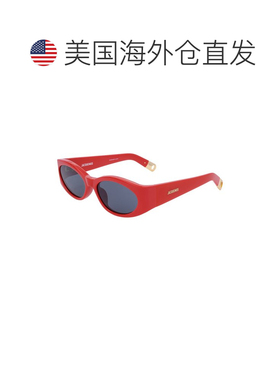 自营Jacquemus女士JAC4 55mm太阳镜-红色 美国奥莱直发