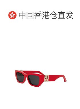 香港直邮DIOR 女士眼镜 CD40182I35A0 AW2025 红色 全框太阳镜