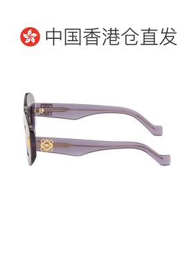 香港直邮LOEWE 罗意威 男士 紫色 Anagram 太阳镜 LW40114I4981E1