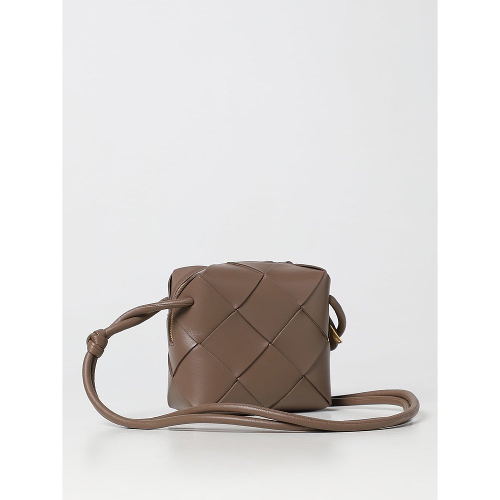 Bottega Veneta 葆蝶家 女士 Cassette bag 迷你包(woven leath - 图0