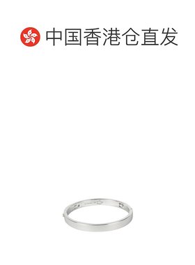 香港直邮COACH 女士手链手镯 455892RHO030 SS2024 银色 铰链手镯