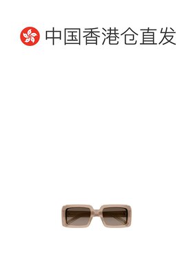 香港直邮SAINT LAURENT 男士眼镜 SL534014 SS2024 棕色 徽标太阳