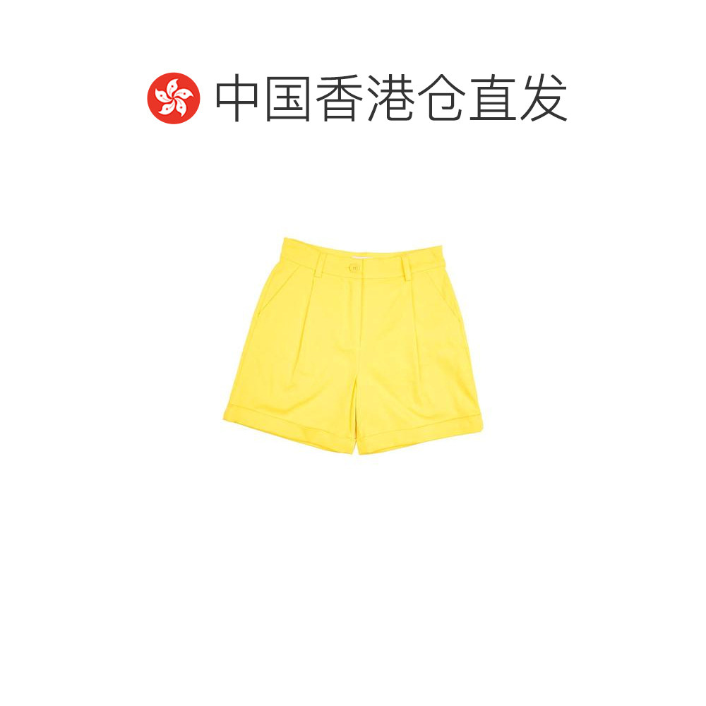 1h可退 香港直邮Moschino 莫斯奇诺 女童 短裤童装 yellow黄色 舒,淘宝优惠券,粉丝福利购,淘宝优惠卷