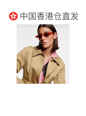 香港直邮Celine 思琳 女士 3 圆点矩形太阳眼镜 orange橙色 舒适