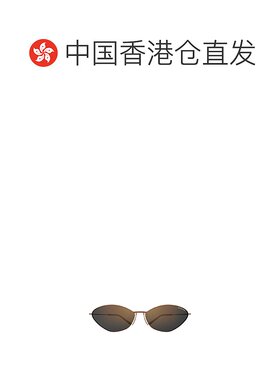 香港直邮BALENCIAGA 男士眼镜 BB0350S002 AW2024 棕色 猫眼太阳