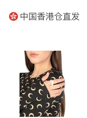 1h可退 香港直邮Marine Serre 女士 标志戒指 UJW025ARMET0001