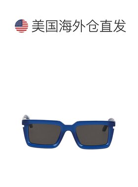 自营 off-white米白色中性黑色太阳镜-黑色 美国奥莱直发