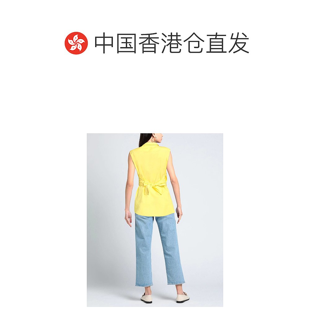 香港直邮潮奢 Nina Ricci 莲娜丽姿 女士 Blouses 纯色衬衫 - 图1