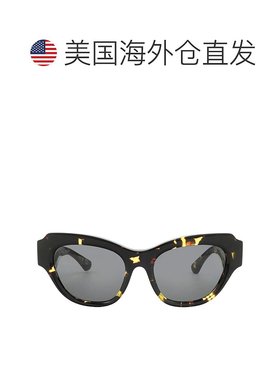 自营Burberry Dark Grey Cat Eye Ladies Sunglasses BE4423 4106
