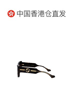 香港直邮GUCCI 女士眼镜 GG1552S002 CO 黑色 GUCCI Sunglasses