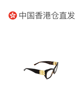 香港直邮潮奢 Balenciaga 巴黎世家 女士 几何框平光镜 BB0312O