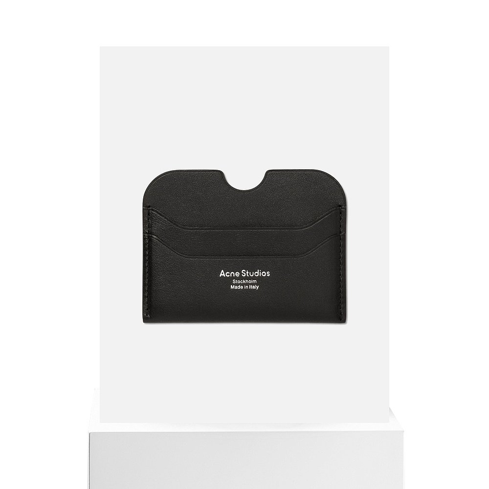 香港直邮潮奢 Acne Studios 艾克妮 男士Leather Card Holder 钱 - 图3