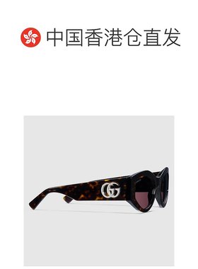 香港直邮GUCCI 女士眼镜 840002J07402323 AW2025 棕色 Sunglasse