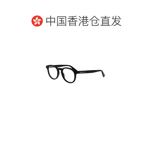 香港直邮ALEXANDER MCQUEEN 男士眼镜 AM0514O001 CO 黑色 AM0514 - 图1