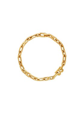 欧洲直邮BALENCIAGA (2025新品) 金色精美B链项链