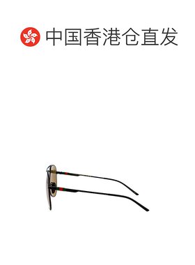 香港直邮GUCCI 男士眼镜 GG1677S005 CO 绿色 几何框太阳镜古驰