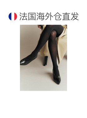 自营欧洲直邮Sezane 女士黑色再生聚酰胺30D连裤袜