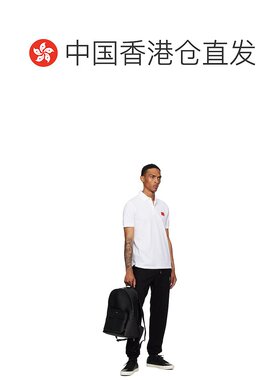 1h可退 香港直邮潮奢 boss 雨果 男士 Enameled Logo 戒指 505445