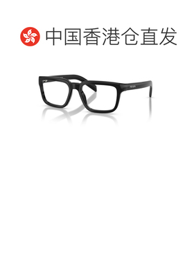 香港直邮PRADA 女士眼镜 PRD04V16K1O1 SS2026 黑色 全框平光镜