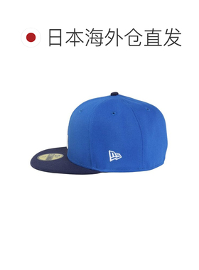 日本直邮NEW ERA 纽埃拉男女款洛杉矶道奇队59FIFTY运动带蓝色帽1