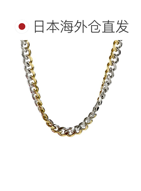 日本直邮POLICE 男士项链 LONG-LASTING GN0006602银色和金色配饰