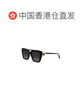 香港直邮FENDI 女士太阳镜 FE40161I01B CO 黑色方形 太阳镜配饰