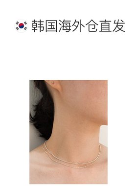 韩国直邮TATIANA (SET) 时尚鸡蛋链亮片项链 TATI301819527纯银