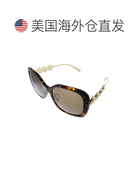 自营Versace Women's VE_4375F_108/73_53mm Sunglasses - brown