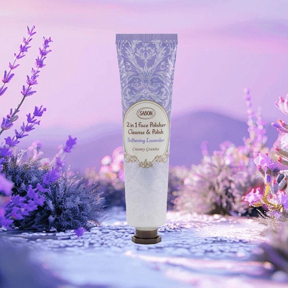 日本直邮SABON25年夏季新品面部磨砂膏薰衣草60g温和去角质正品,淘宝优惠券,粉丝福利购,淘宝优惠卷