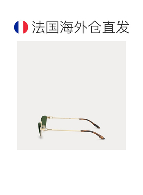 自营欧洲直邮Ralph Lauren拉夫劳伦 Stirrup女士亮金色金属猫眼太